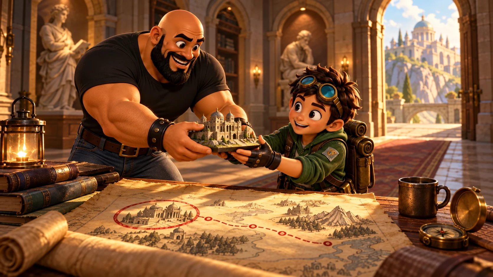 link lays the route of known ideas onto a map and marks the one needed now.
